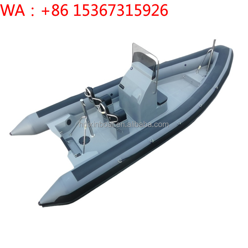 Fishing Boat Outboard Motor - 19ft RIB580 Foldable Inflatable Fishing Yacht