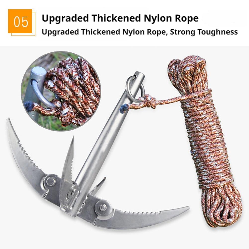 Outdoors Grappling Hook Surviv - Fishing Boat Anchor のレビューと価格
