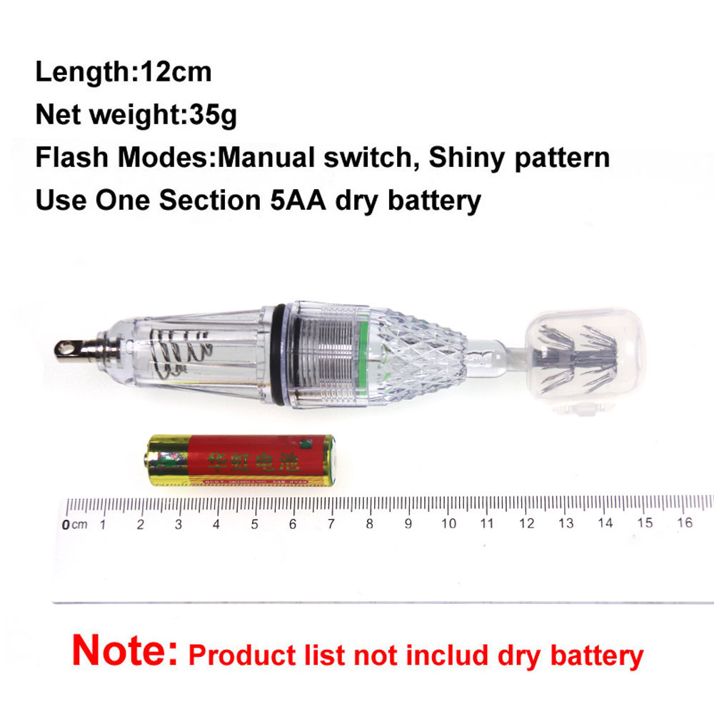 1pc 12cm 17cm 5AA Battery LED  - Fishing Boat Navigation Light のレビューと価格