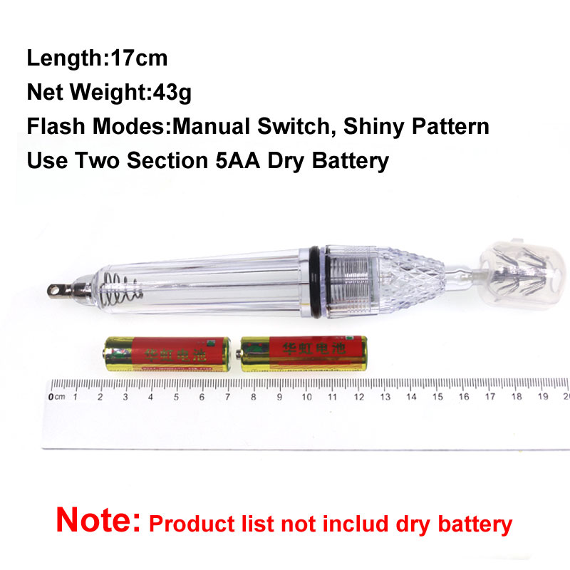 1pc 12cm 17cm 5AA Battery LED  - Fishing Boat Navigation Light のレビューと価格