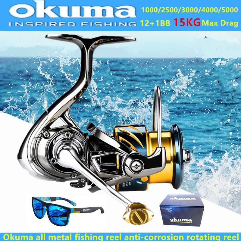 Okuma all metal fishing reel 1 - Fishing Boat Steering Wheel のレビューと価格