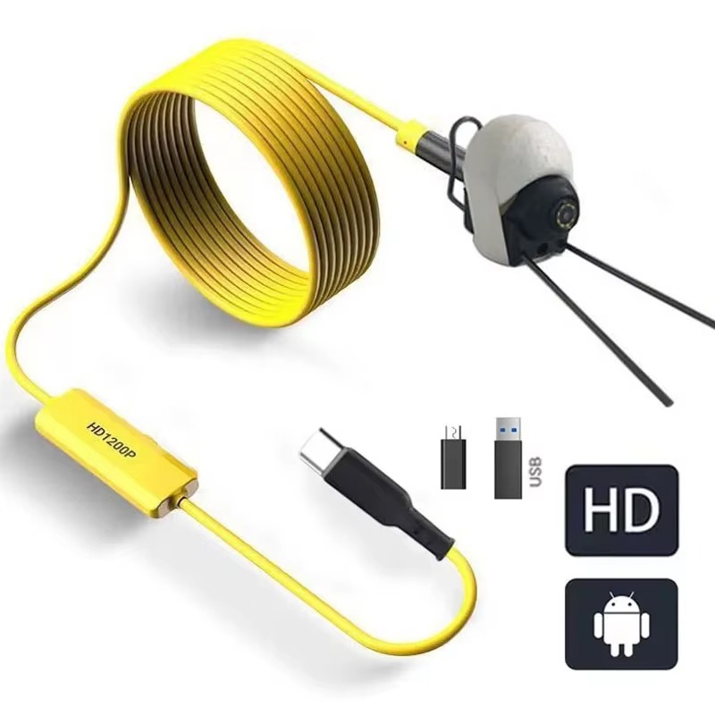 Yellow Cable Fish Finder Sonar - Fishing Boat Depth Finder のレビューと価格