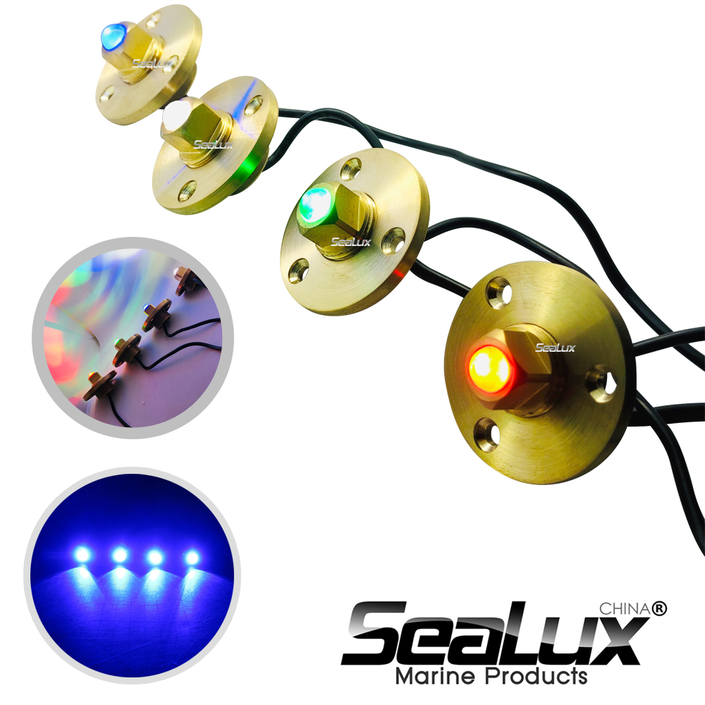Sealux Brass drain plug LED li - Fishing Boat Navigation Light のレビューと価格