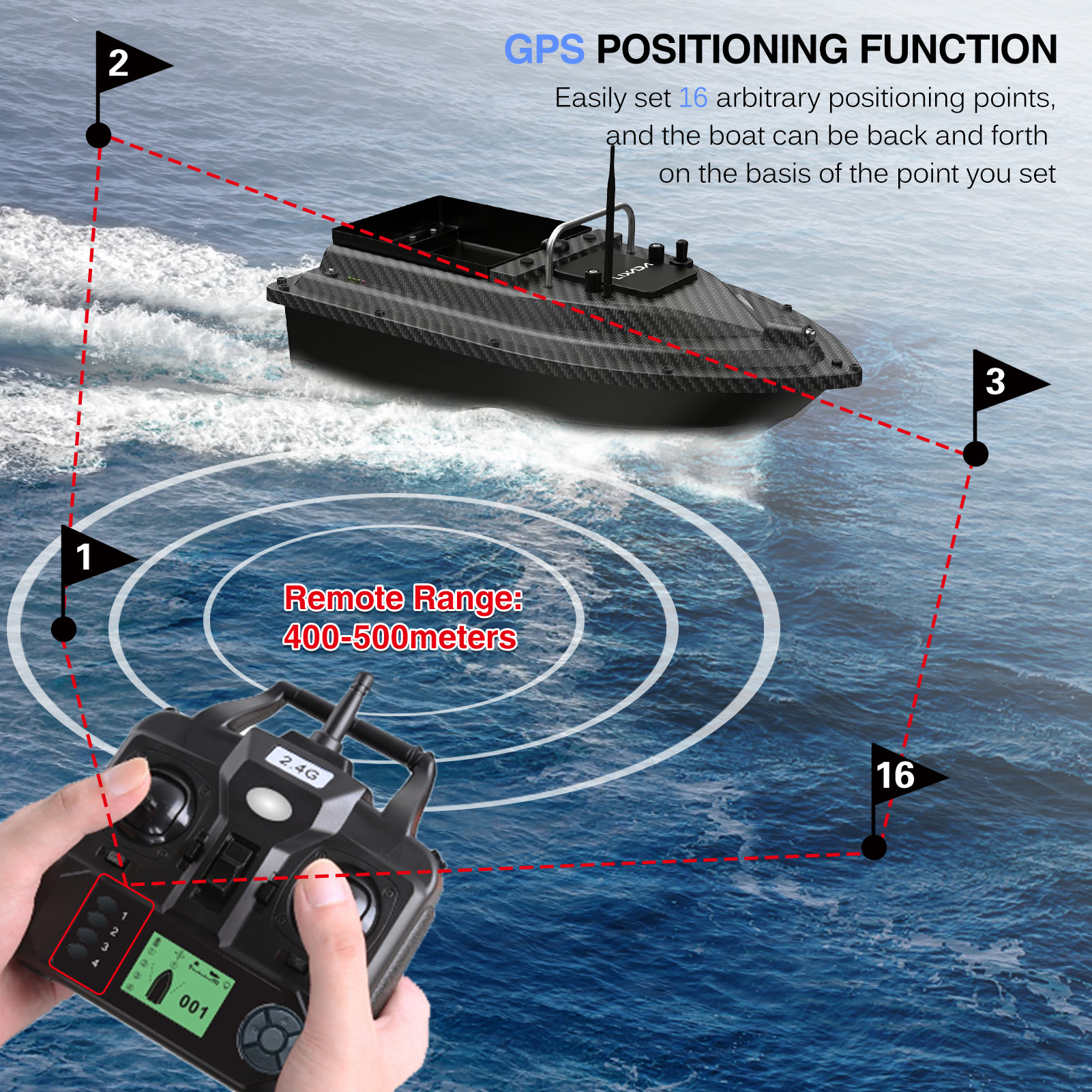 Fishing Bait Boat GPS Fishing  - Fishing Boat Gps のレビューと価格