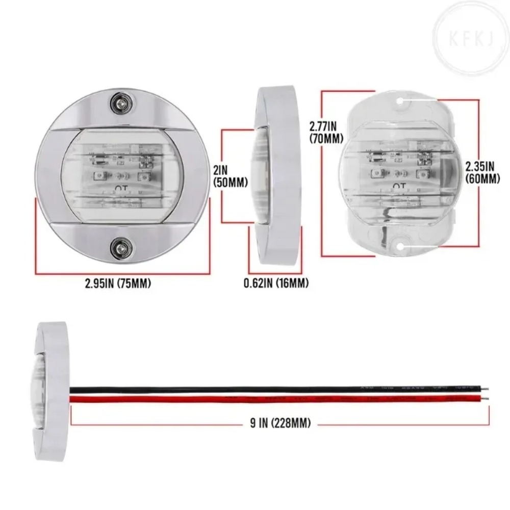 For Yacht Fishing Vessel 12V/2 - Fishing Boat Navigation Light のレビューと価格