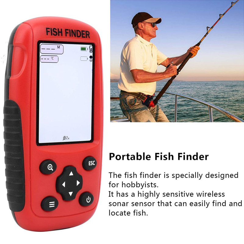 Fish finder wireless Wireless  - Fishing Boat Depth Finder のレビューと価格