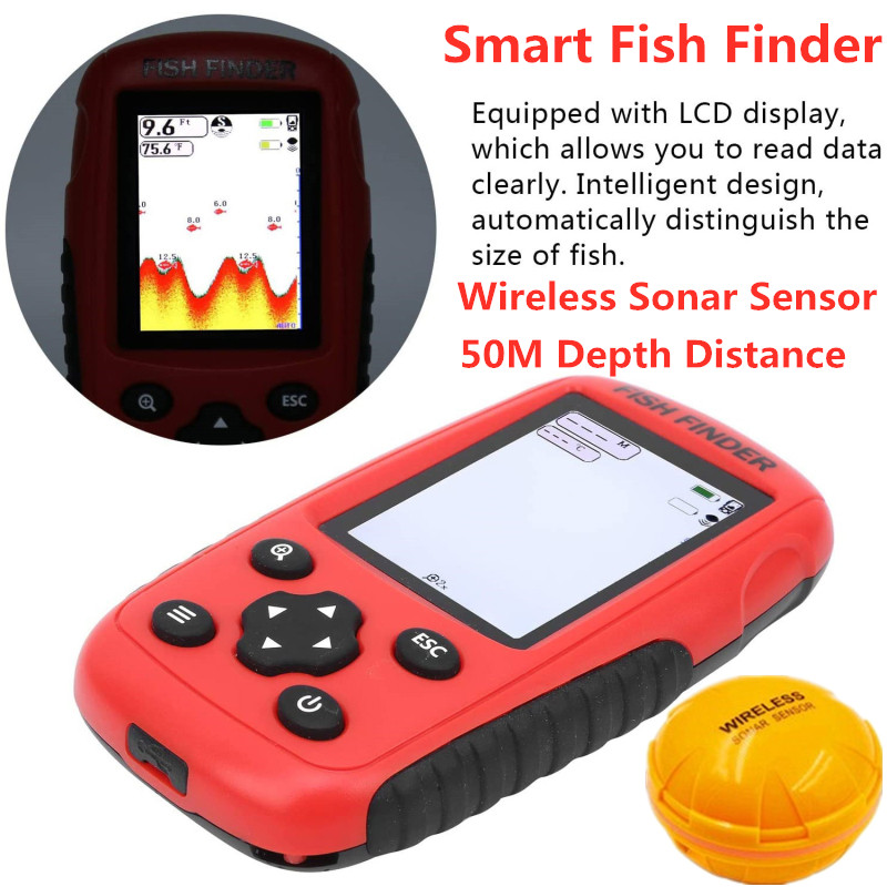 Fish finder wireless Wireless  - Fishing Boat Depth Finder のレビューと価格