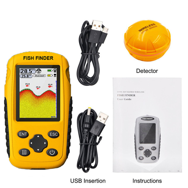 Fish finder wireless Wireless  - Fishing Boat Depth Finder のレビューと価格