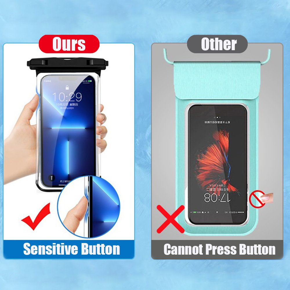 Waterproof Phone Case Swimming - Fishing Boat Cover のレビューと価格