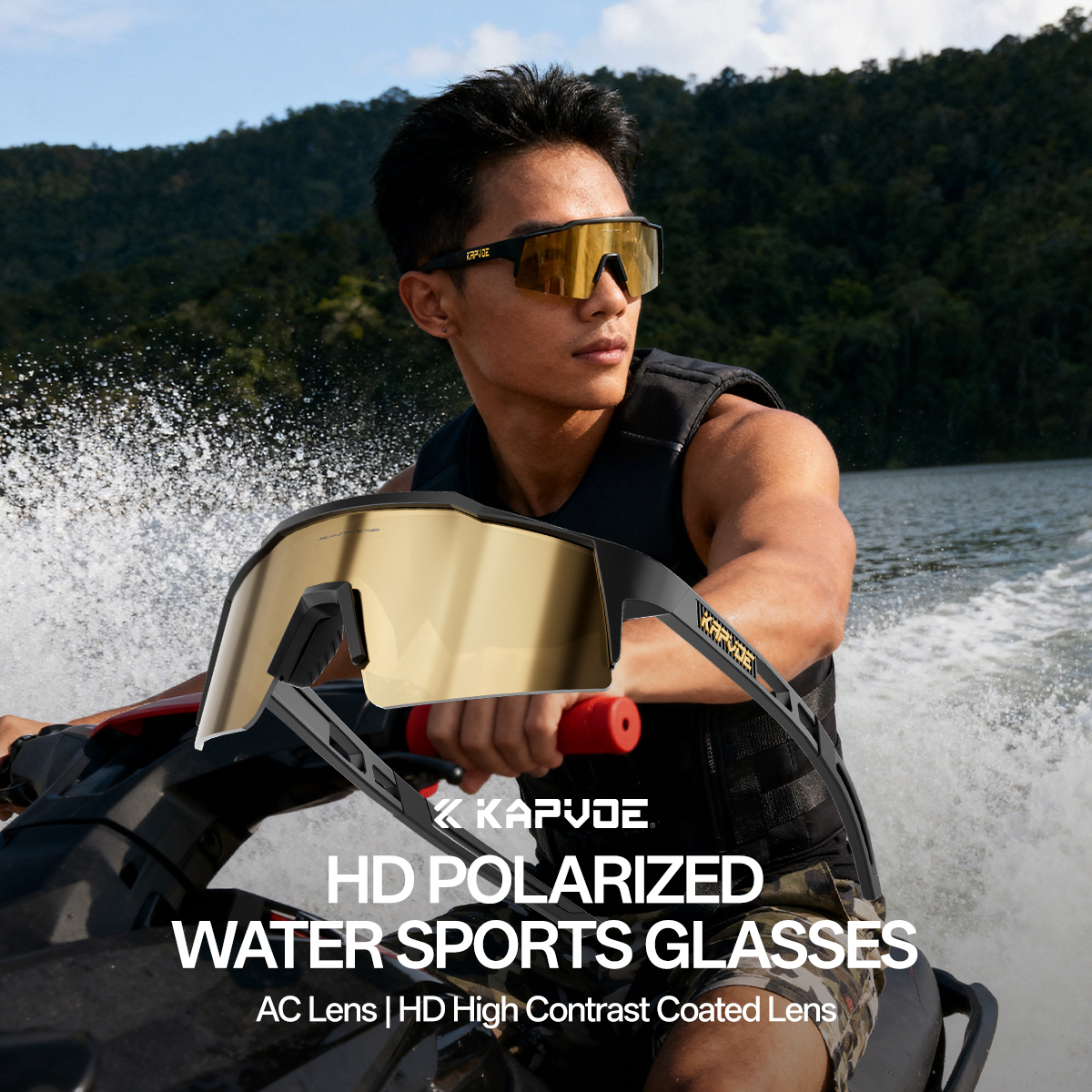 KAPVOE UV400 Anti-glare Surfin - Fishing Boat Trailer のレビューと価格