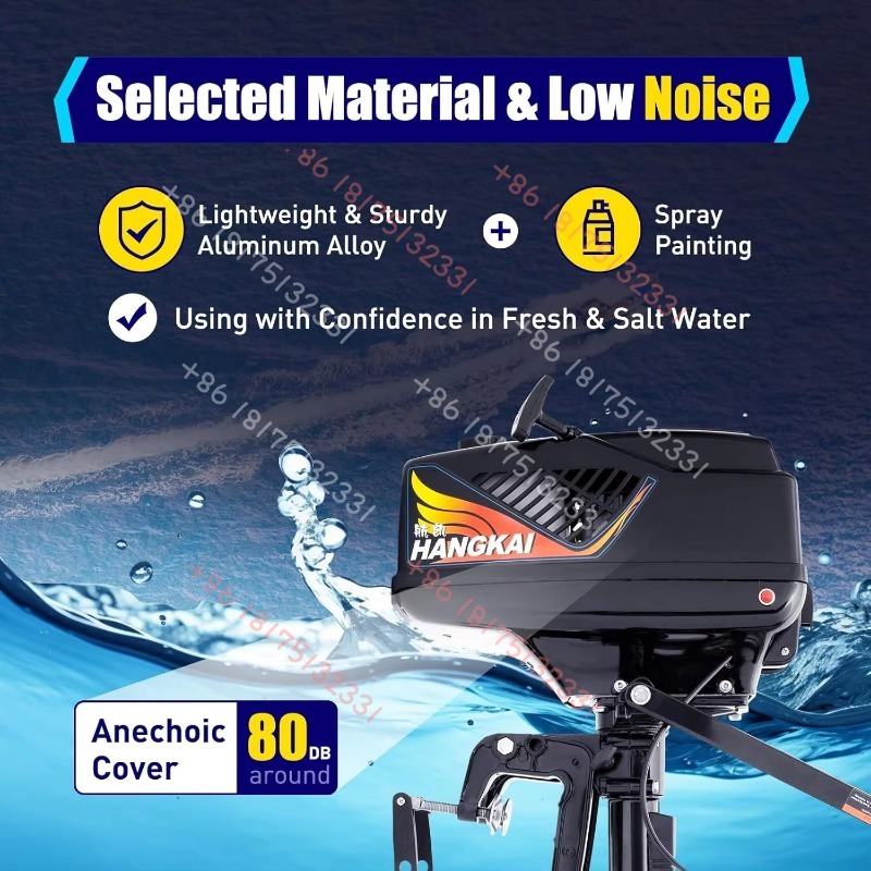 HANGKAI Outboard Motor, 3.6  2 - Fishing Boat Outboard Motor のレビューと価格