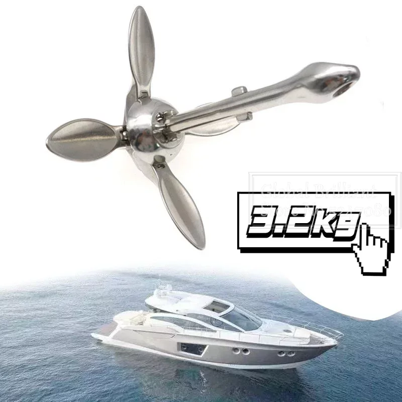 3.2KG/4KG Boat Stainless Steel - Fishing Boat Anchor のレビューと価格