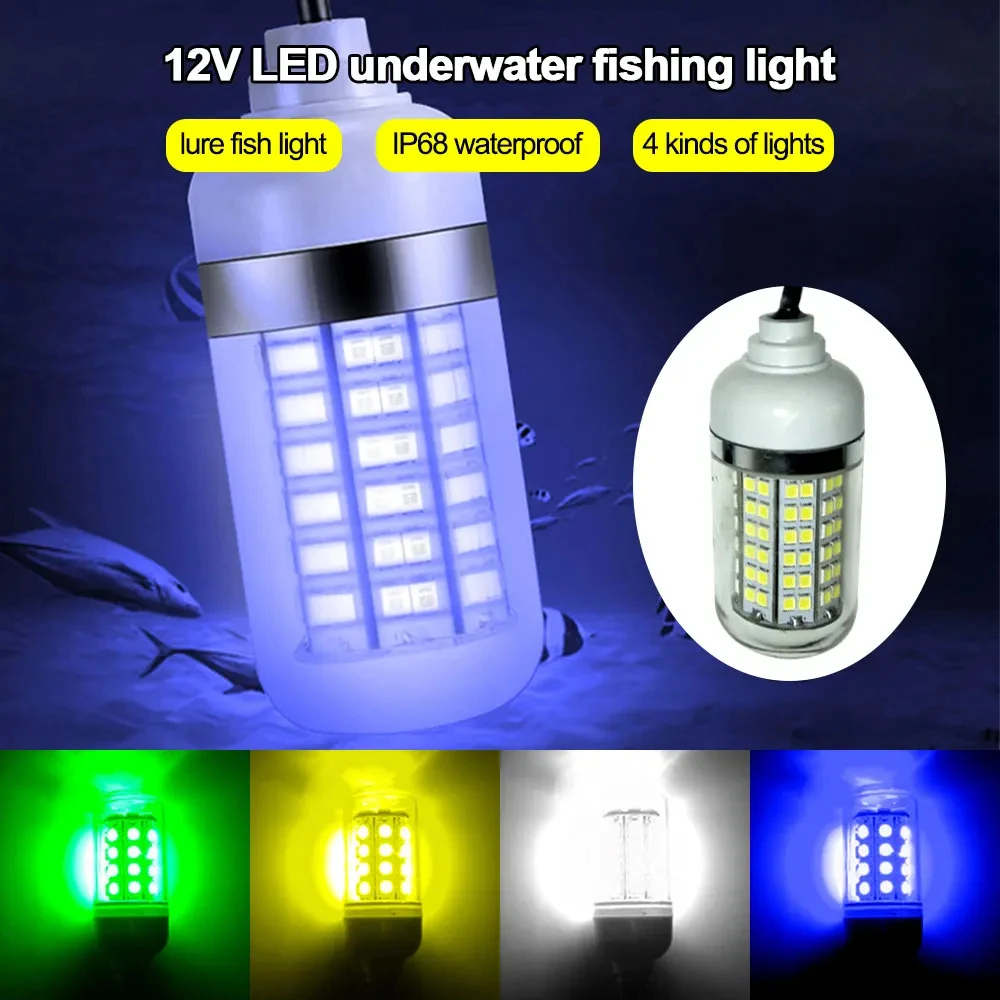 12V Underwater Lamp 15W 108 LE - Fishing Boat Navigation Light のレビューと価格