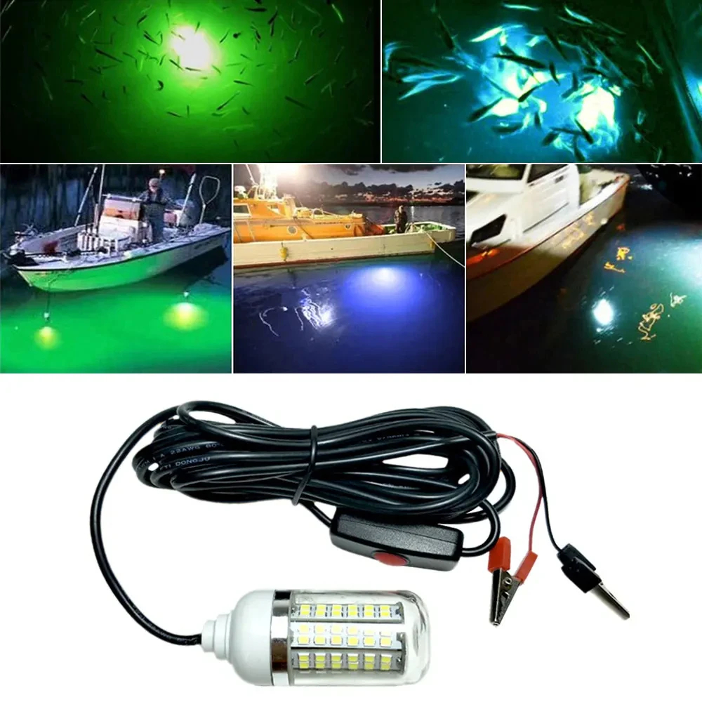 12V Underwater Lamp 15W 108 LE - Fishing Boat Navigation Light のレビューと価格