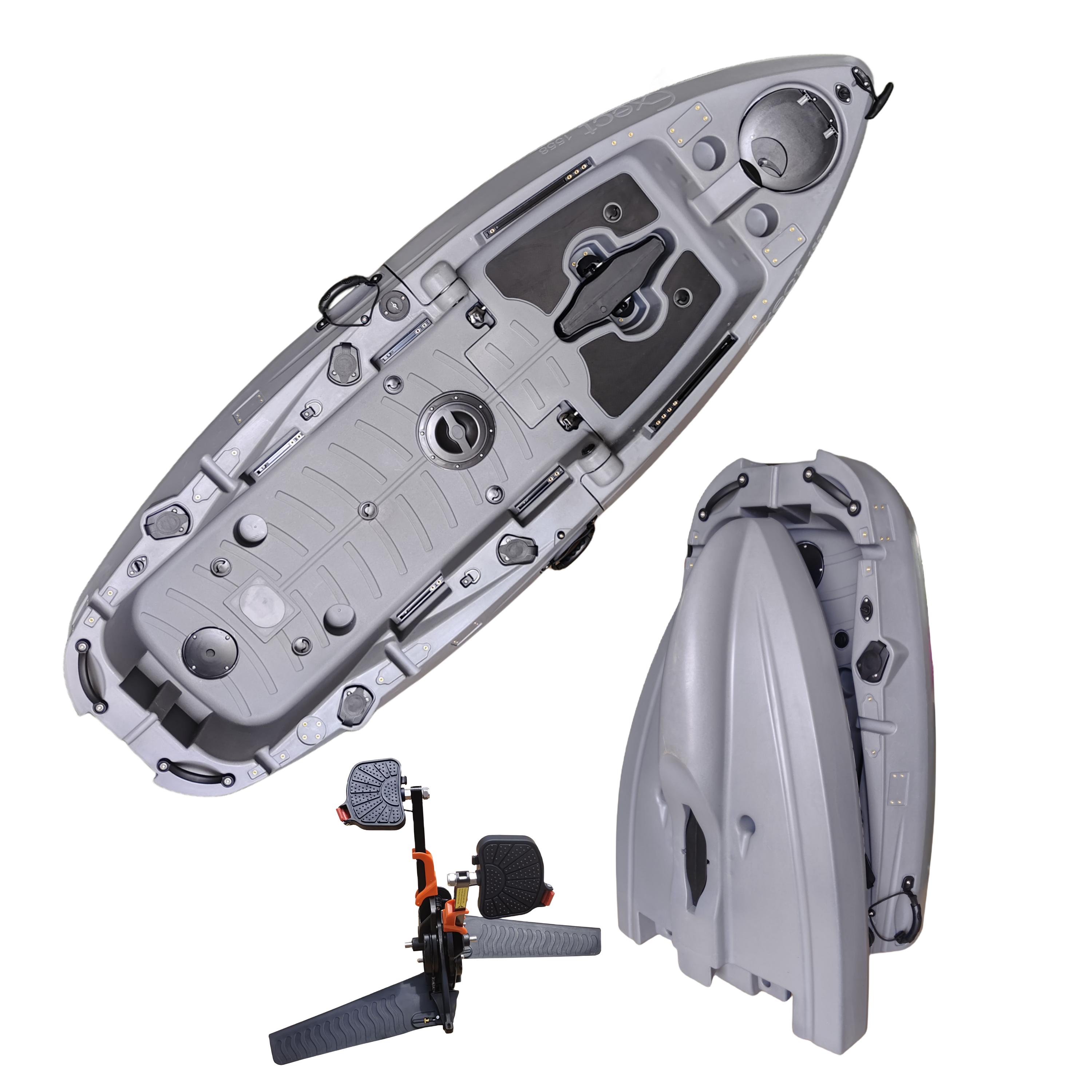 Plastic Kayak Pedal Kayak Fish - Fishing Boat Seat のレビューと価格