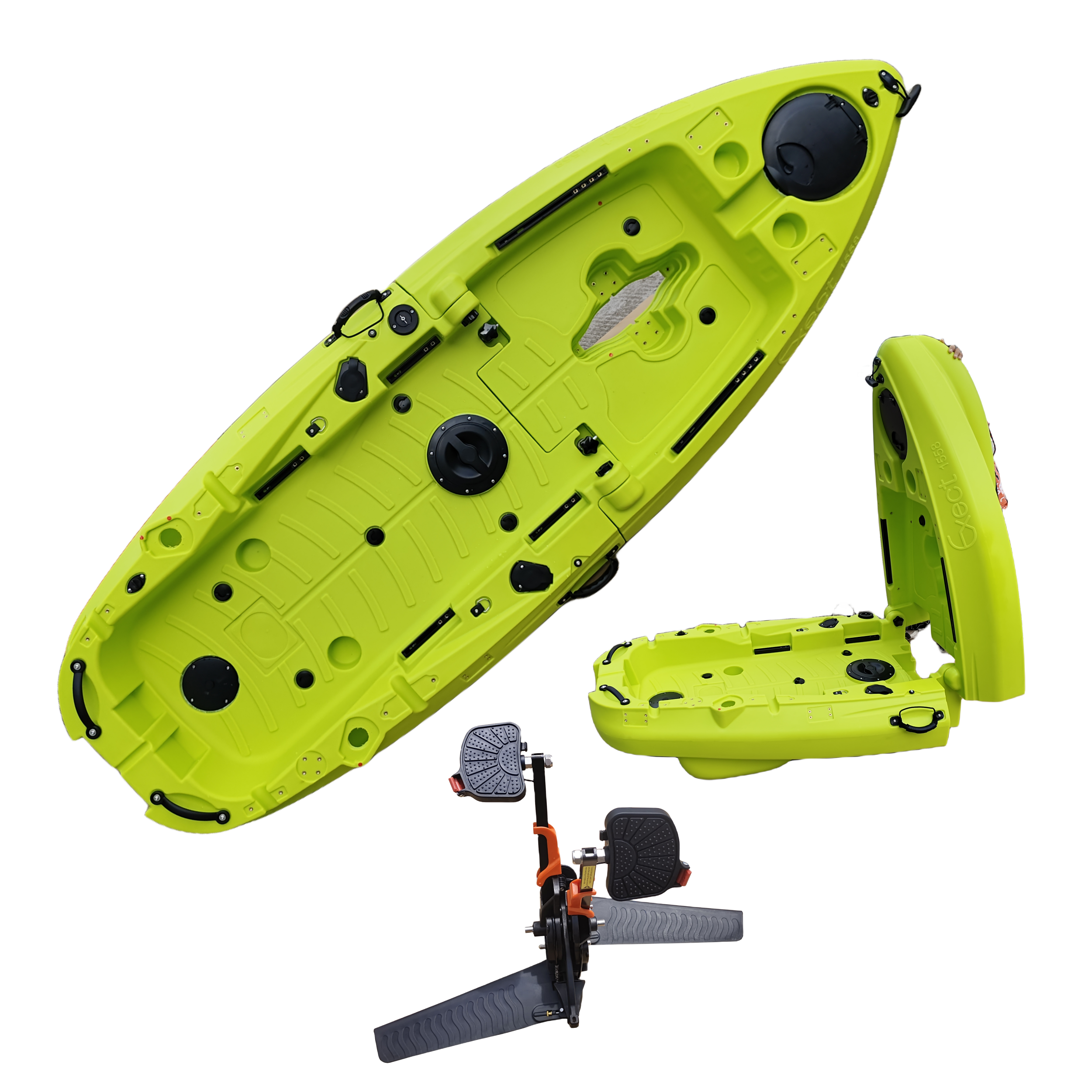 Plastic Kayak Pedal Kayak Fish - Fishing Boat Seat のレビューと価格