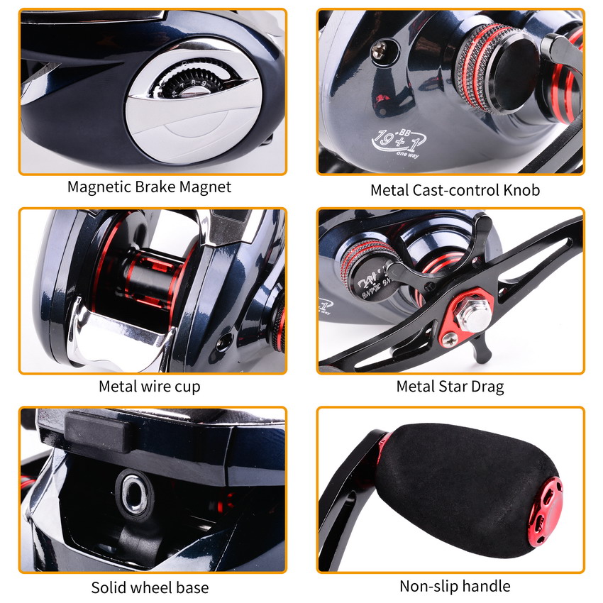 8.0:1 19+1BB Fishing Reel Left - Fishing Boat Steering Wheel のレビューと価格