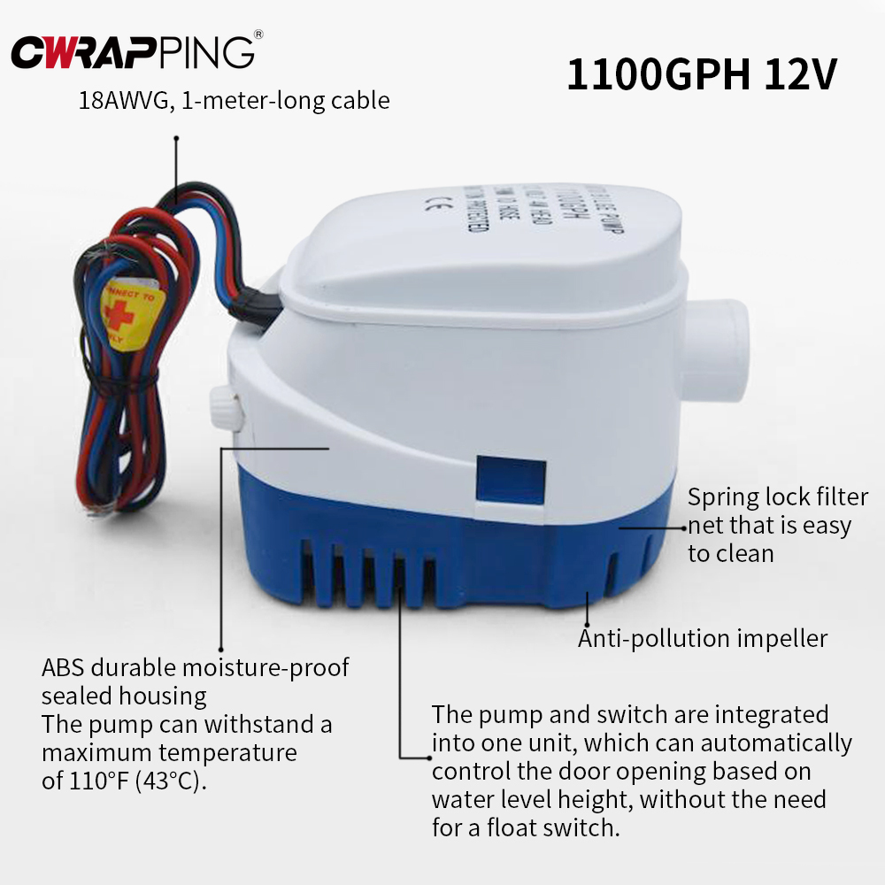 Car RV Bilge Pump for Boats Ac - Fishing Boat Bilge Pump のレビューと価格