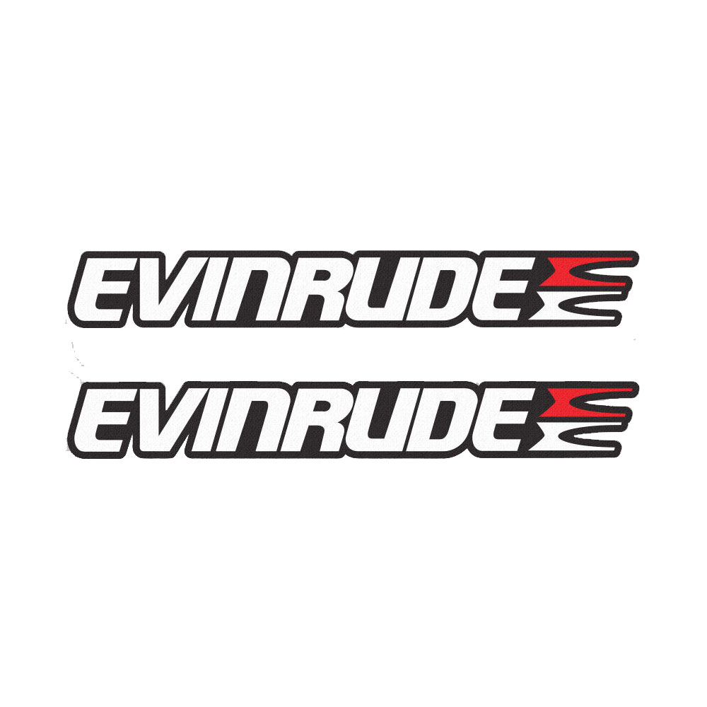 2pcs for Evinrude sticker deca - Fishing Boat Outboard Motor のレビューと価格
