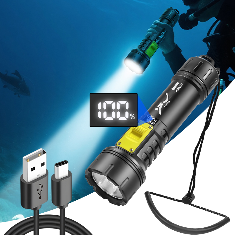 New XHP70 Diving Flashlight IP - Fishing Boat Cover のレビューと価格