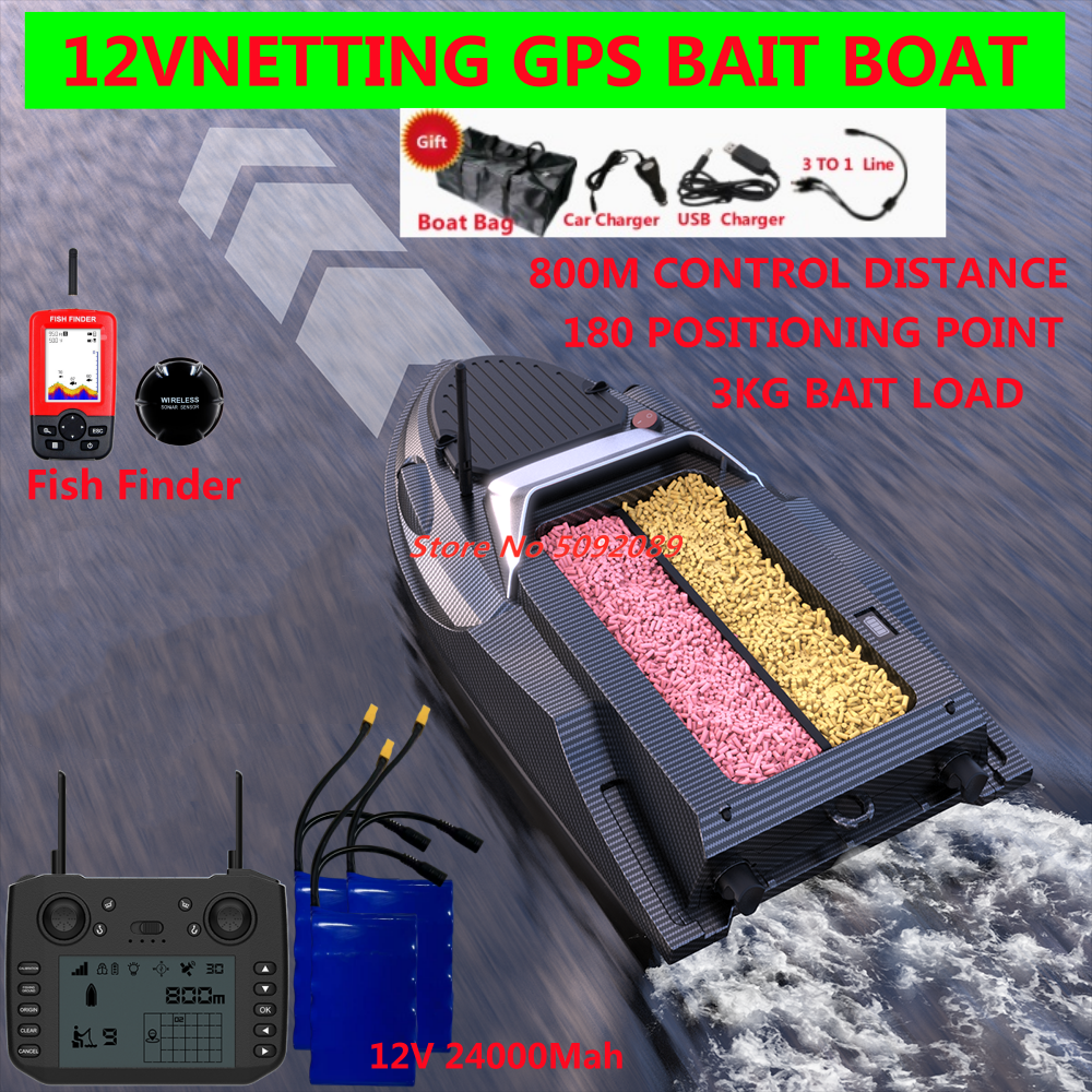 12V Night Fishing Carp Boat Fi - Fishing Boat Gps のレビューと価格