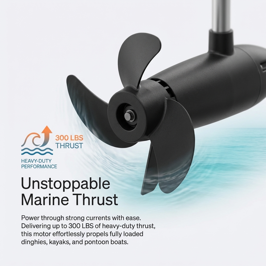 240LBS 300LBS High Thrust Brus - Fishing Boat Outboard Motor のレビューと価格