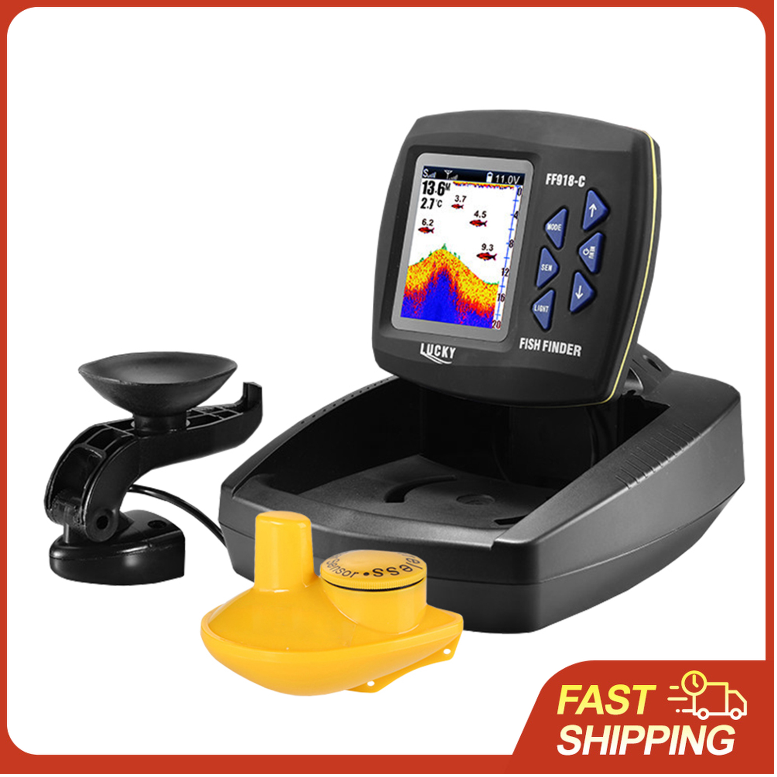 Portable Fish Finder Wireless  - Fishing Boat Depth Finder のレビューと価格