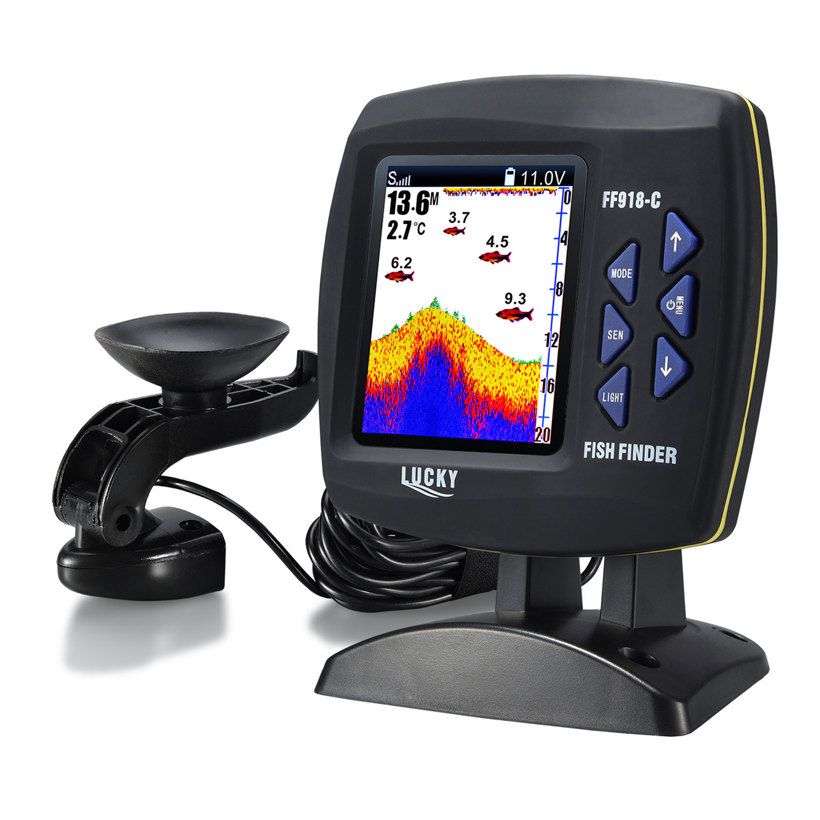 Portable Fish Finder Wireless  - Fishing Boat Depth Finder のレビューと価格