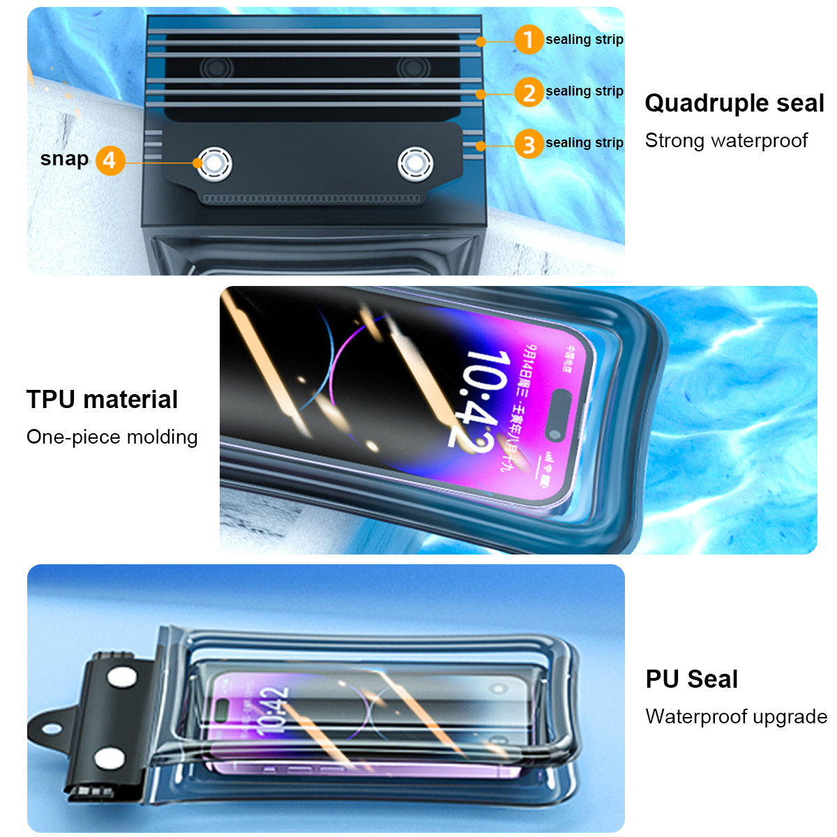 Floating Waterproof Phone Case - Fishing Boat Cover のレビューと価格