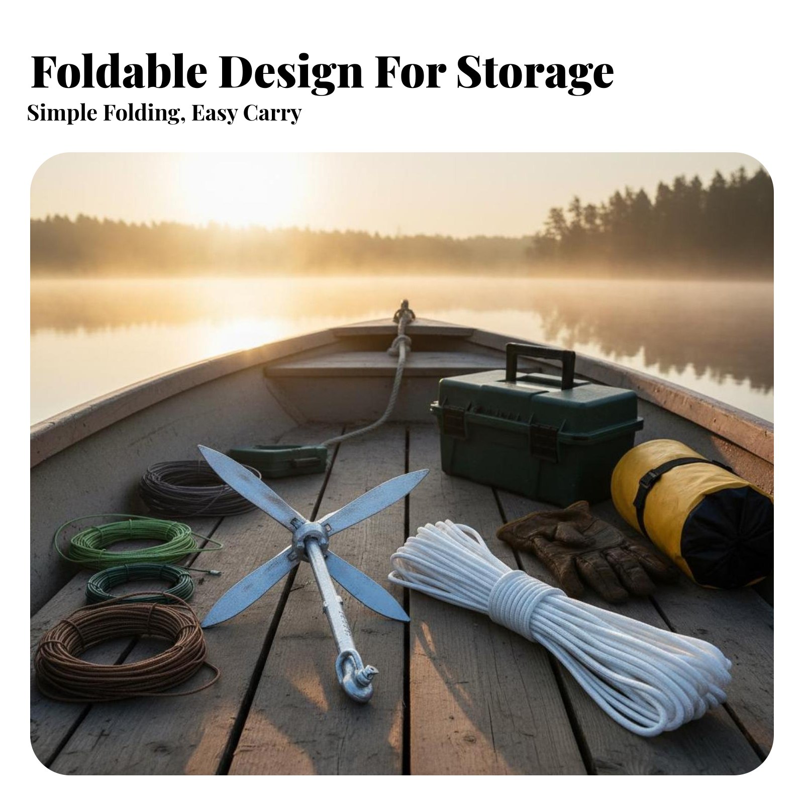 Lotus Anchor Foldable Carbon S - Fishing Boat Anchor のレビューと価格