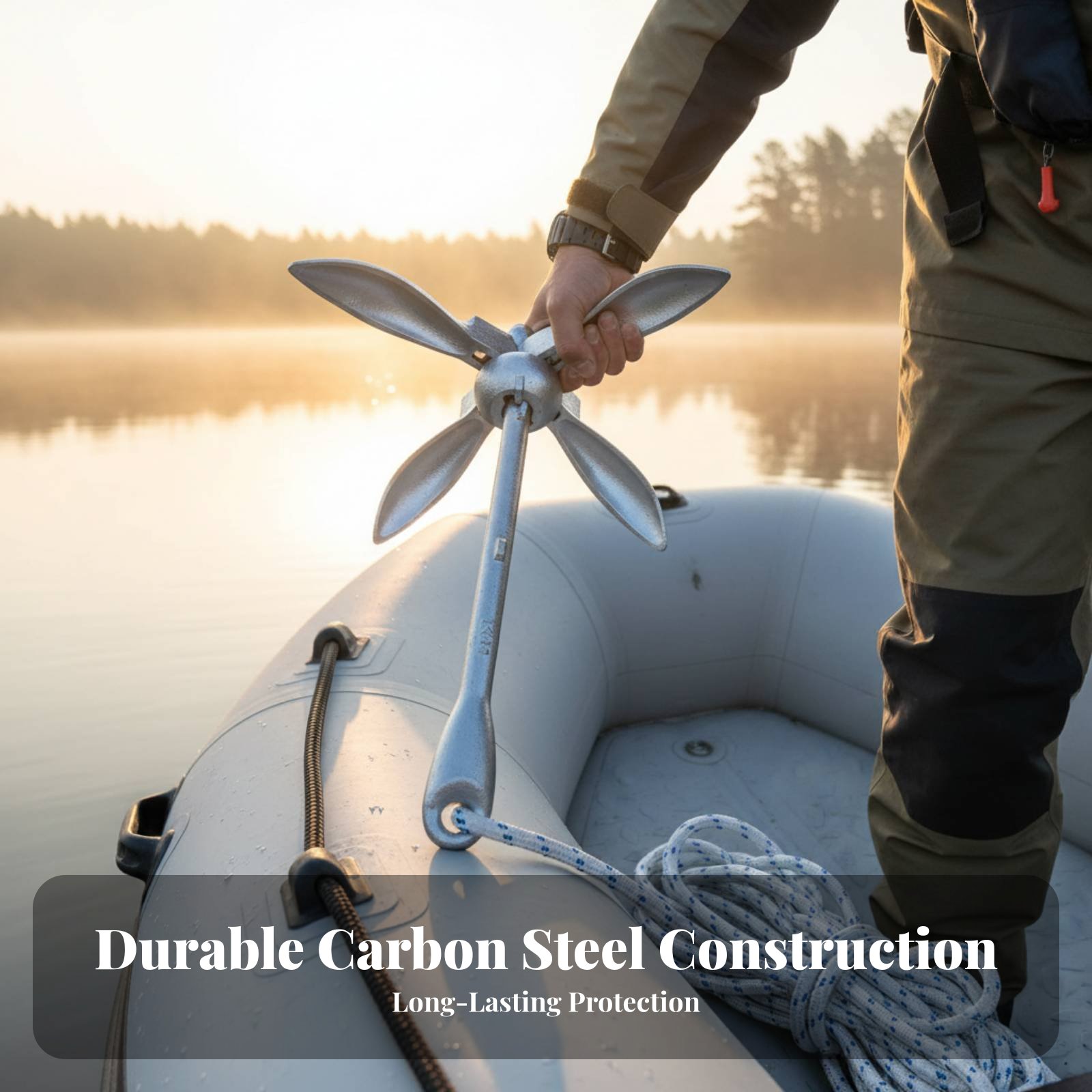 Lotus Anchor Foldable Carbon S - Fishing Boat Anchor のレビューと価格