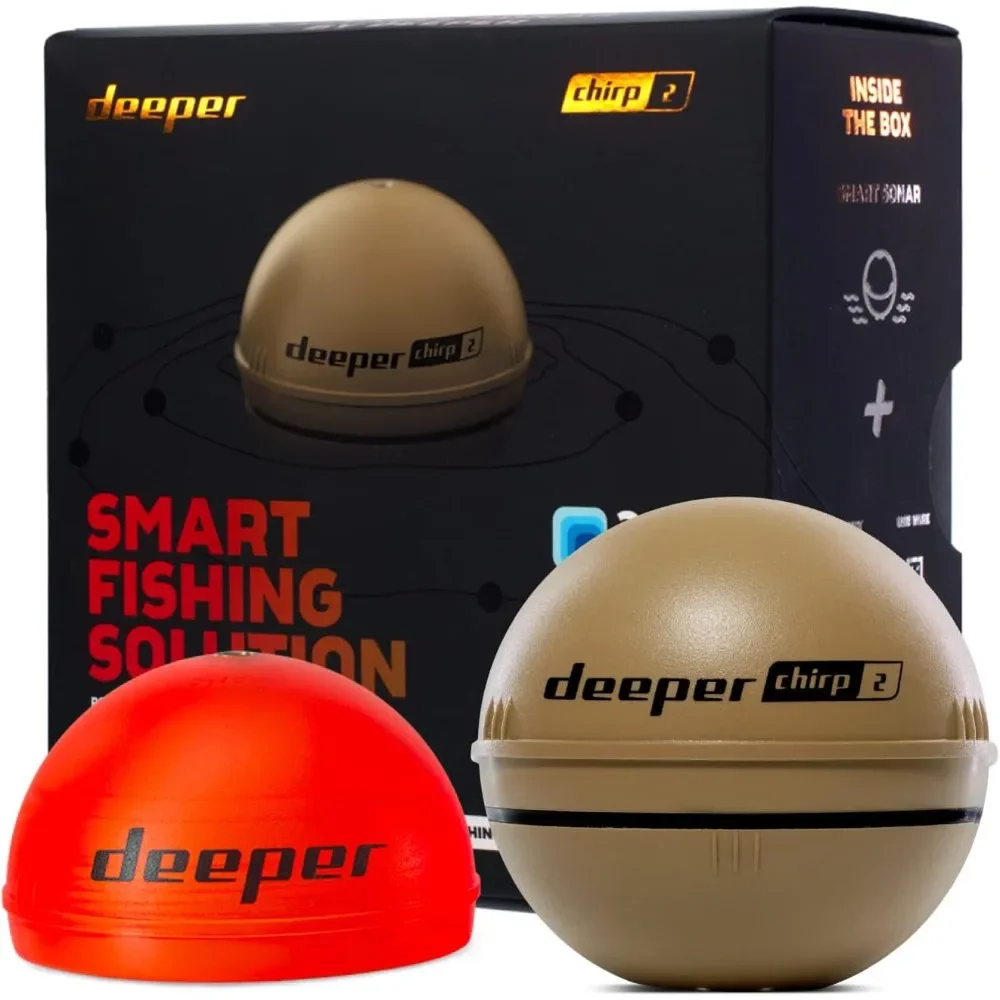 A  Chirp 2 Sonar Fish Finder - - Fishing Boat Depth Finder のレビューと価格