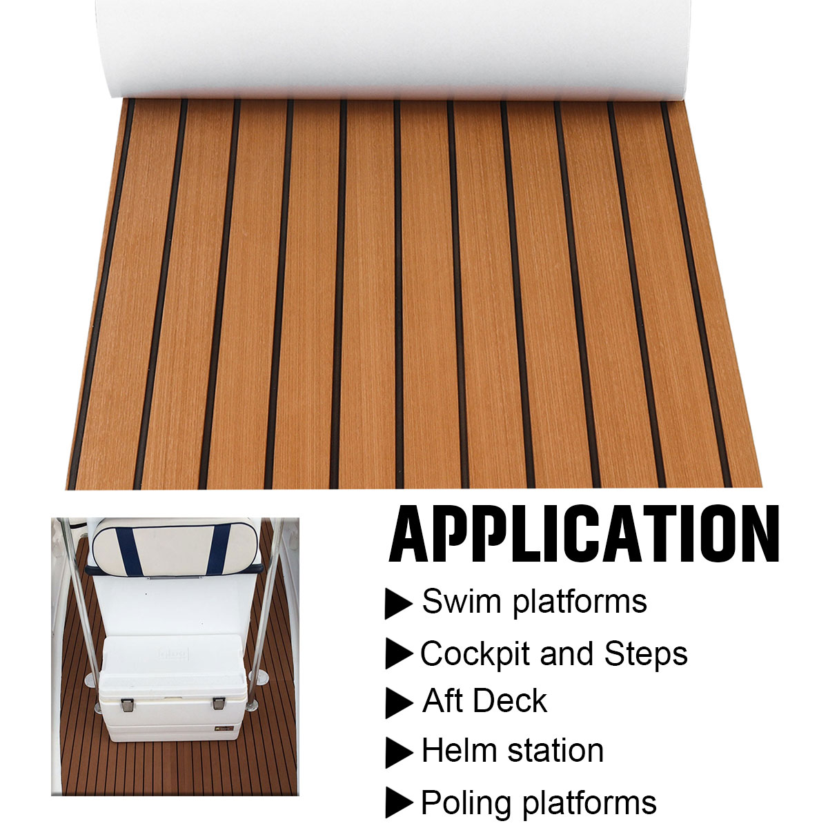 2400X600x6mm Self-Adhesive EVA - Fishing Boat Fiberglass のレビューと価格
