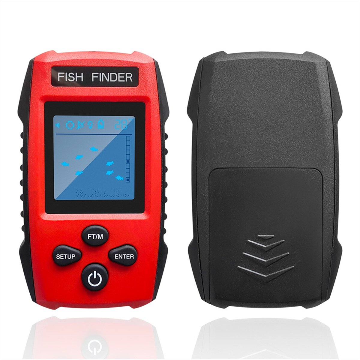Color LCD Fish Finder Wired So - Fishing Boat Depth Finder のレビューと価格
