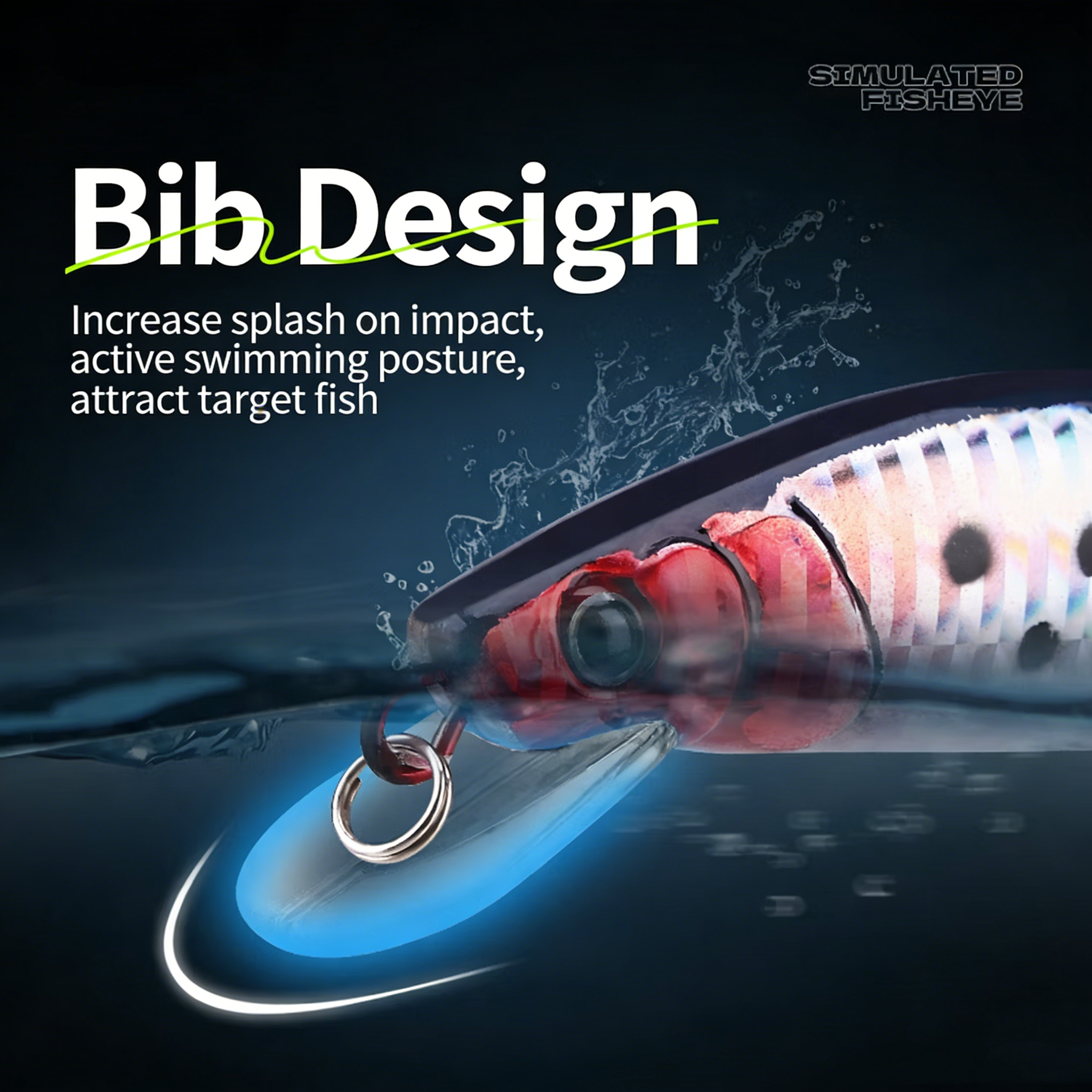 Simulated Fishing Lures Bait E - Fishing Boat Navigation Light のレビューと価格