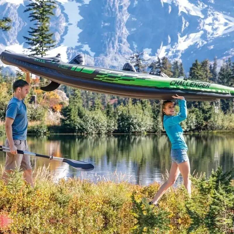 1/2 Person Kayaker Inflatable  - Fishing Boat Seat のレビューと価格