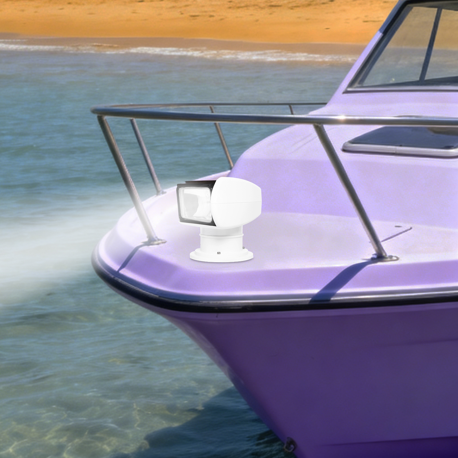 12V 100W Marine Spotlight Boat - Fishing Boat Navigation Light のレビューと価格