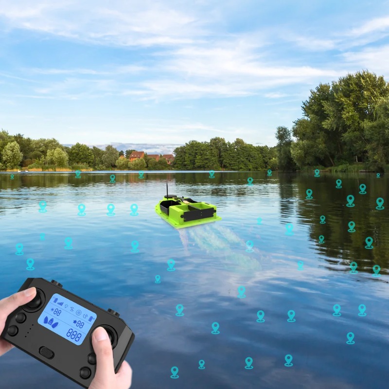 D19 GPS RC Bait Boat 600M 4 Ho - Fishing Boat Gps のレビューと価格