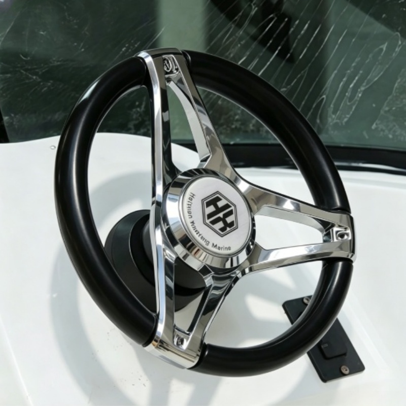 Marine Steering Wheel With Ass - Fishing Boat Steering Wheel のレビューと価格