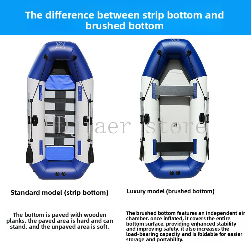 Inflatable Boat with Hard Bott - Fishing Boat Inflatable のレビューと価格