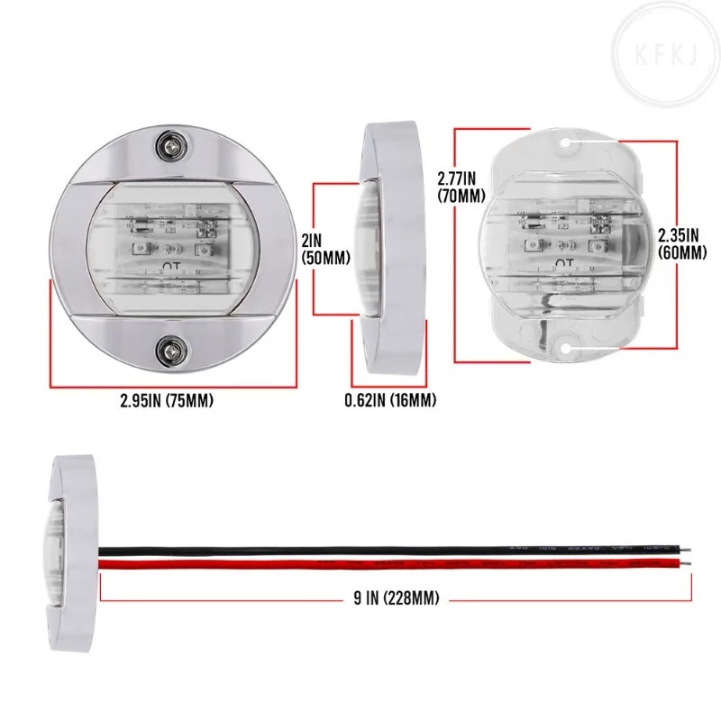 For Yacht Fishing Vessel 12V/2 - Fishing Boat Navigation Light のレビューと価格