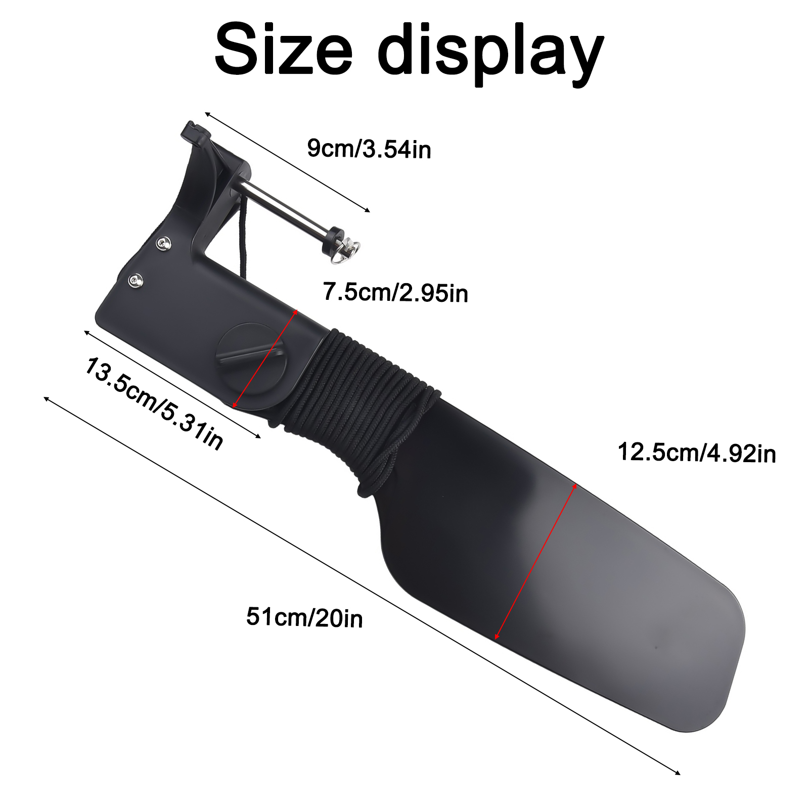 Boat Rudder for Kayak Canoe wi - Fishing Boat Steering Wheel のレビューと価格